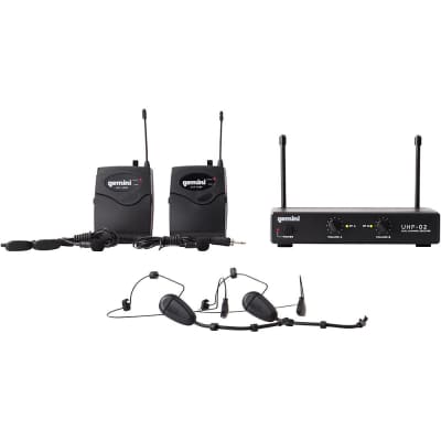 Debra Audio Pro UHF 4 Channel Wireless Microphone System Cordless