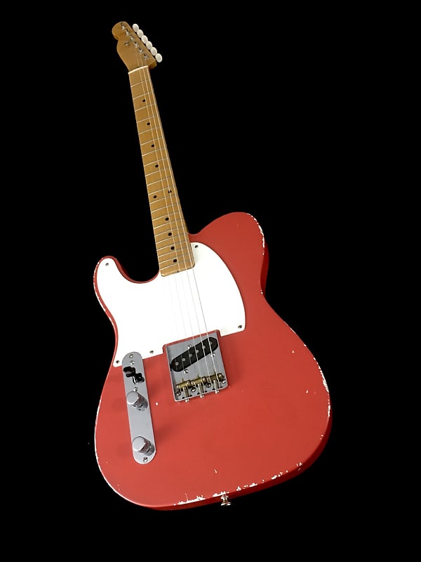 ★Custom Oder Relic FiestaRedTelecaster ★ LEFTY! Vintage Custom Aged Relic TL51 Nocaster Fiesta Red