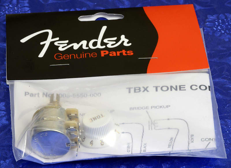 Fender TBX Tone Control Potentiometer For Stratocaster, 0992052000 image 1