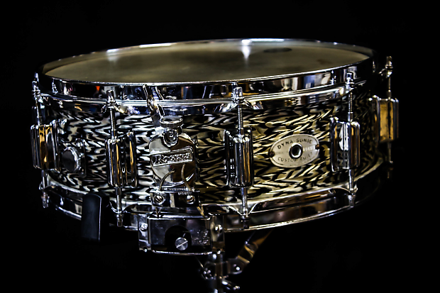 Rogers Dyna-Sonic 5x14" Wood Snare Drum with Beavertail Lugs 1960s image 8