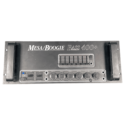 Mesa Boogie Bass 400+ 2-Channel 500-Watt Rackmount Bass Amp Head (7-Band EQ) 1990 - 2009