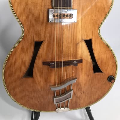 Hüttl Opus 59 archtop jazz guitar 1960s - German vintage image 5
