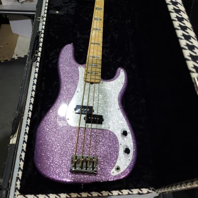 Fender Limited Edition Adam Clayton (U2) Precision Bass - Purple Sparkle for sale