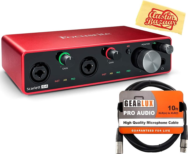 Focusrite Scarlett 4i4 3rd Gen 4-in, 4-out USB Audio | Reverb