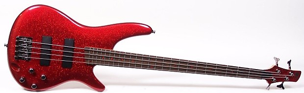 Ibanez SR300 4-String Electric Bass Red Metallic Sparkle W