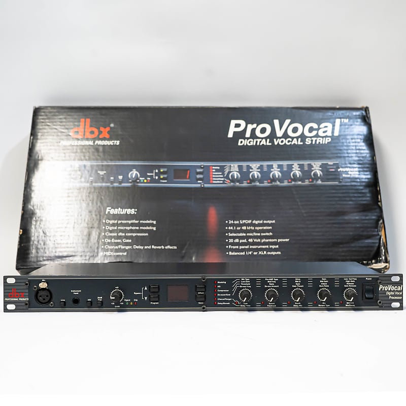 DBX Pro Vocal - Digital Vocal Channel Strip with Box