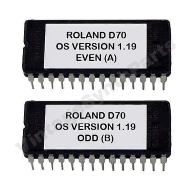 Roland D-70 - Version 1.19 OS Final EPROM Firmware Upgrade Update D70 Rom