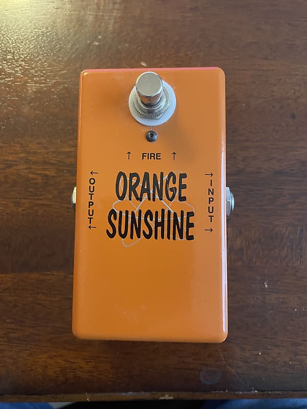 Vintage Technology Orange Sunshine Fuzz Pedal | Reverb France