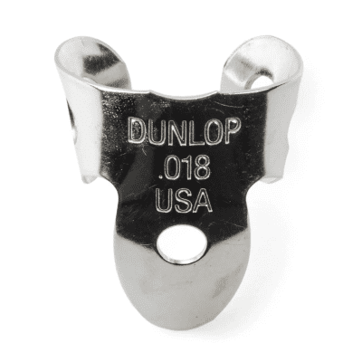 Dunlop 33R018 Nickel Silver .018mm Fingerpicks (20-Pack)