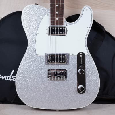 Fender MIJ Limited Sparkle Telecaster 2023 Silver w/ Bag for sale