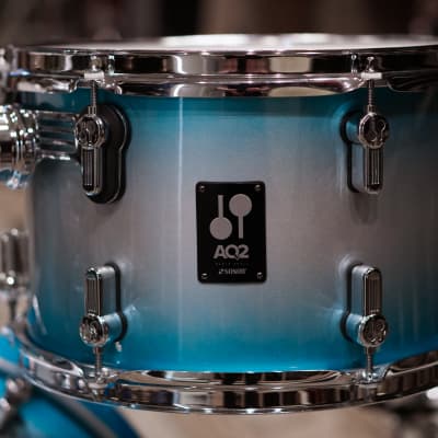 Sonor 12/14/18/6x14" AQ2 Bop Kit Drum Set 2023 - Aqua Silver Burst image 3