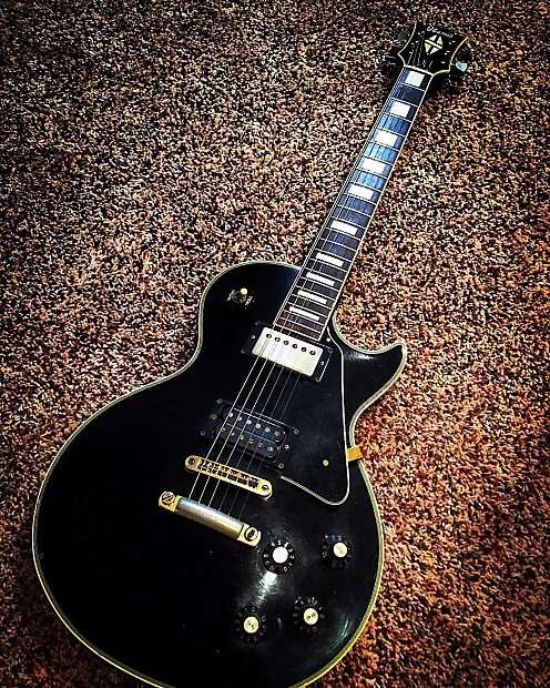 Ibanez Les Paul 1970's Black/Gold | Reverb