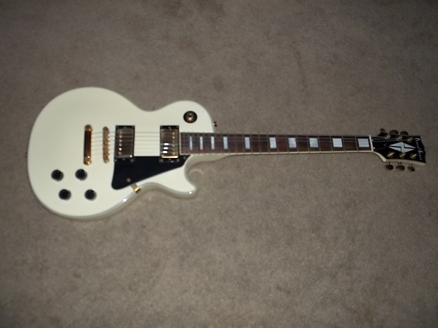PhotoGenic Les Paul Setneck Cream Finish | Reverb