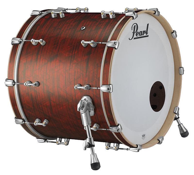 Pearl Music City Custom Reference Pure 18"x16" Bass Drum w/BB3 Mount RED ONYX RFP1816BB/C403 image 1
