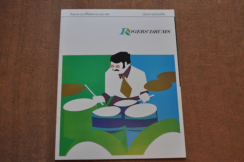 Rogers drums and outfits vintage catalog booklet brochure. Reverb