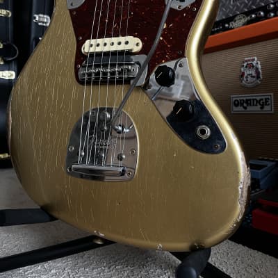 Fender Custom Shop 1962 Jaguar Relic Aztec Gold. RARE! image 4