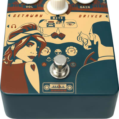 Orange Getaway Driver '70s Amp-in-a-Box Overdrive Pedal image 2