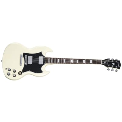 Gibson SG Standard Guitar w/ Gibson Gig Bag - Classic White image 3