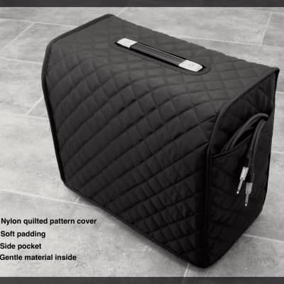 Black Nylon quilted pattern - Combo cover Carr Raleigh 1x10 for sale