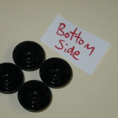 new in package A+ genuine Gibson Top Hat Knobs Black PRHK-010 (set of 4 knobs) image 14