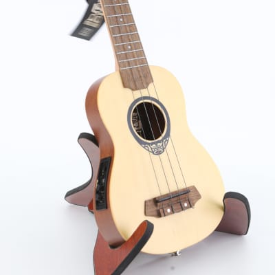 Lag Tiki Uku Baby 150SE - electric soprano ukulele image 3
