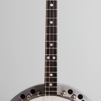 Ode  Model 35 Tenor Banjo,  c. 1963, ser. #815, tweed hard shell case. image 8