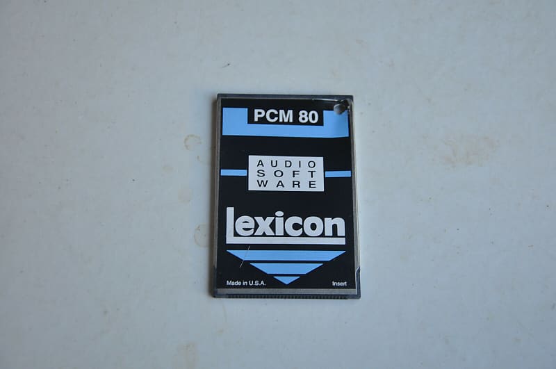 RARE Lexicon PCM-80 Algorithm Card ~DUAL FX V1.0~ Audio Software PCM80 USA Made image 1