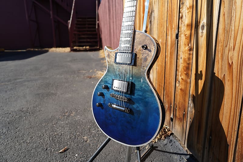 ESP E-II Eclipse Blue Natural Fade Left Handed 6-String ESP E-II Eclipse Blue Natural Fade Left Handed 6-String
