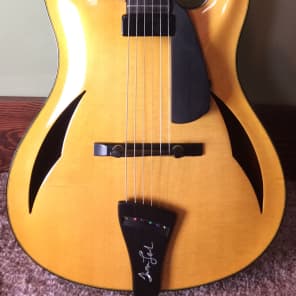 Timothy Bram  Tribute archtop (telecaster inspired)  2016 Blonde/butterscotch image 1