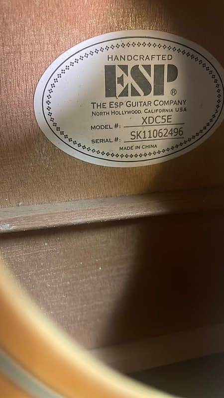 ESP XDC5E LTD Acoustic Guitar (Nashville, Tennessee) | Reverb