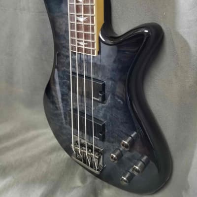 Schecter Stiletto Extreme-4 Active 4-String Bass See-Thru Black image 2