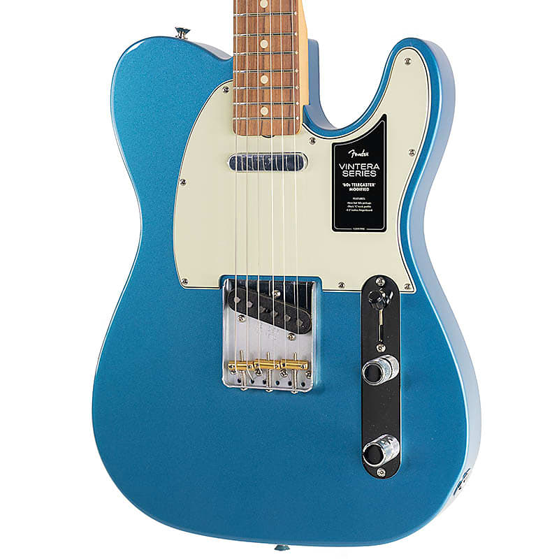 Fender Vintera '60s Telecaster Modified Lake Placid Blue | Reverb