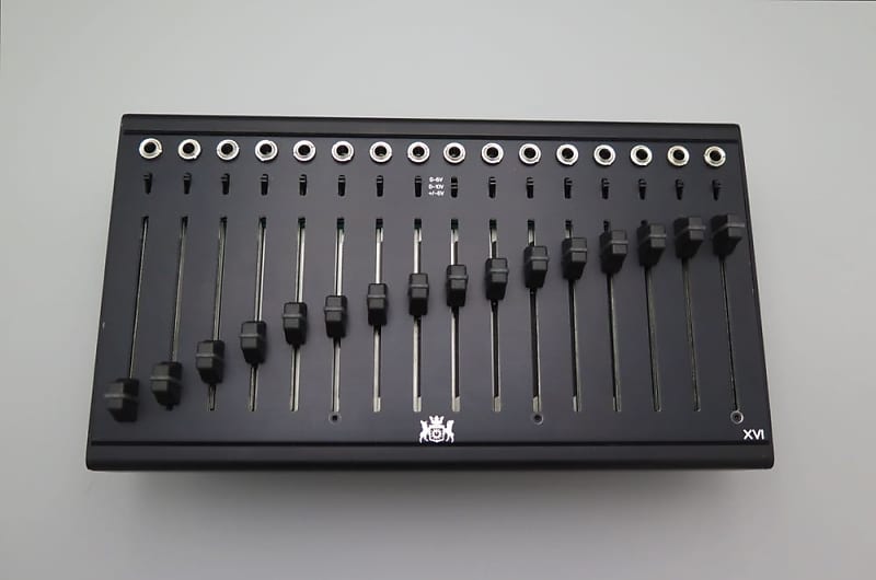 MICHIGAN SYNTH WORKS XVI DESKTOP FADERBANK BLACK : BRAND NEW :  [DETROIT MODULAR] image 1