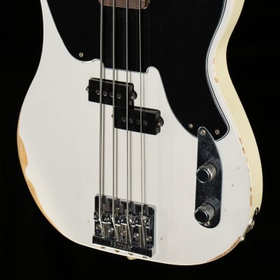 Fender Mike Dirnt Road Worn Precision Bass White Blonde Bass Guitar-MX21539346-10.87 lbs image 22