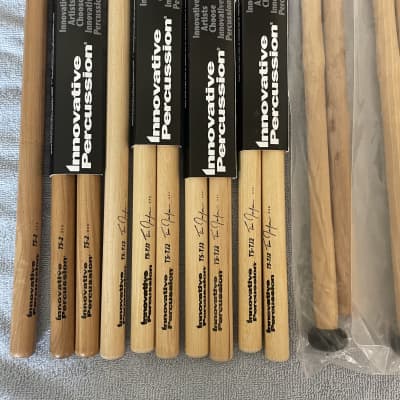 9 Pairs - Innovative Percussion TS-2, TS-TJ2, FT-1B, FT-1 Multi Tom Tenor Mallets Drum Sticks image 2