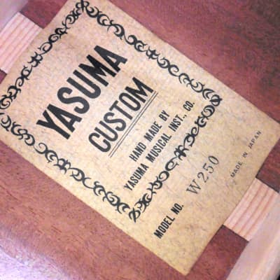 値下げ!! YASUMA CUSTOM アコースティックギター W250 YASUMA CUSTOM アコースティックギター W250