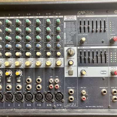 Yamaha EMX512SC 12 Channel 500-Watt Powered Analog Mixer | Reverb