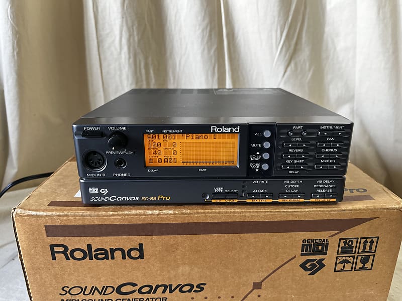 売り一掃04R58■Roland　SOUND Canvas SC-88Pro 音源モジュール■ 音源モジュール