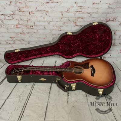 Taylor 714ce V-Class Acoustic/Electric Guitar  Western Sunburst x0056 image 10