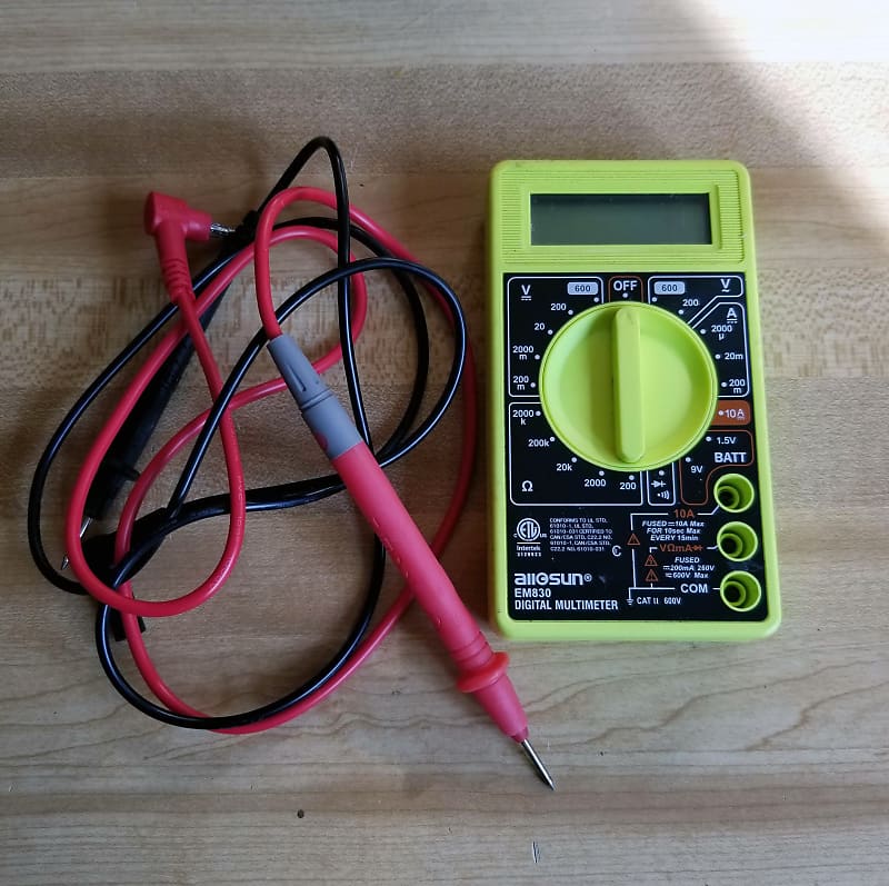 Allosun EM830 Digital Multimeter Reverb