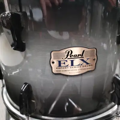 Pearl Export ELX 4 Piece Drum Set With Stands, Cymbals, Pedals, And Throne  Black Burst | Reverb