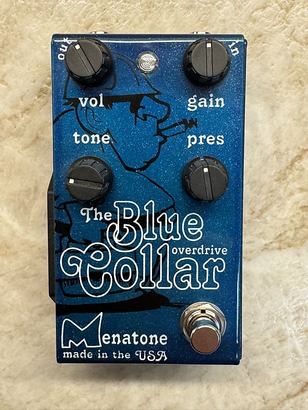 ギター Menatone the Blue Collar overdrive 2012 Menatone Blue Collar Overdrive | Reverb