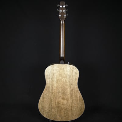 Seagull S6 Classic Solid Cedar Top Acoustic Electric Guitar Blackwashed (048595001978) image 4