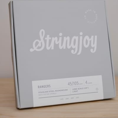 Stringjoy Rangers | Light Gauge (45-105) 4 String Long Scale Stainless Steel Bass Guitar Strings image 1