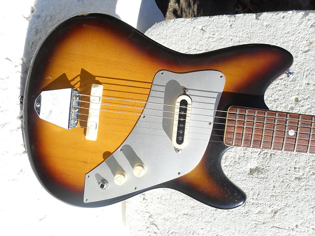 Kent Guitar, 1960's, Japan, 1 Pickup, Sunburst | Reverb