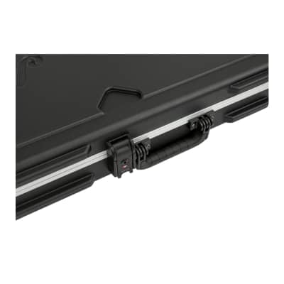 Jackson Heavy Duty, Molded Plastic and Secure Multi-Fit Molded Case for Dinky and Soloist Guitars with Heavy-Duty Aluminum Channeling and TSA Locking Latches (Black) image 5