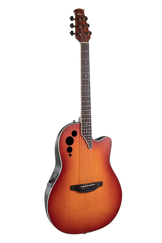 Ovation Applause AE48-1I E-Acoustic Guitar Super Shallow Cutaway Honeyburst  Satin | Reverb Sweden