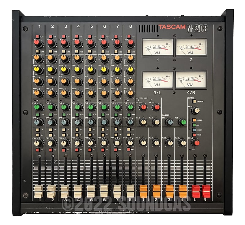 Tascam M-208 Mixer + Direct Out Mod *Soundgas Serviced* | Reverb