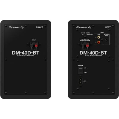 Pioneer DM-40D-BT 4-Inch Active Desktop Monitor Speaker Pair w/ Bluetooth, Black image 3
