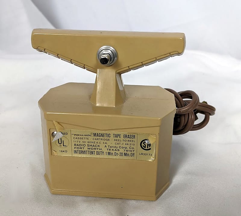 Realistic Magnetic Bulk Tape Eraser, 44-210, Radio Shack